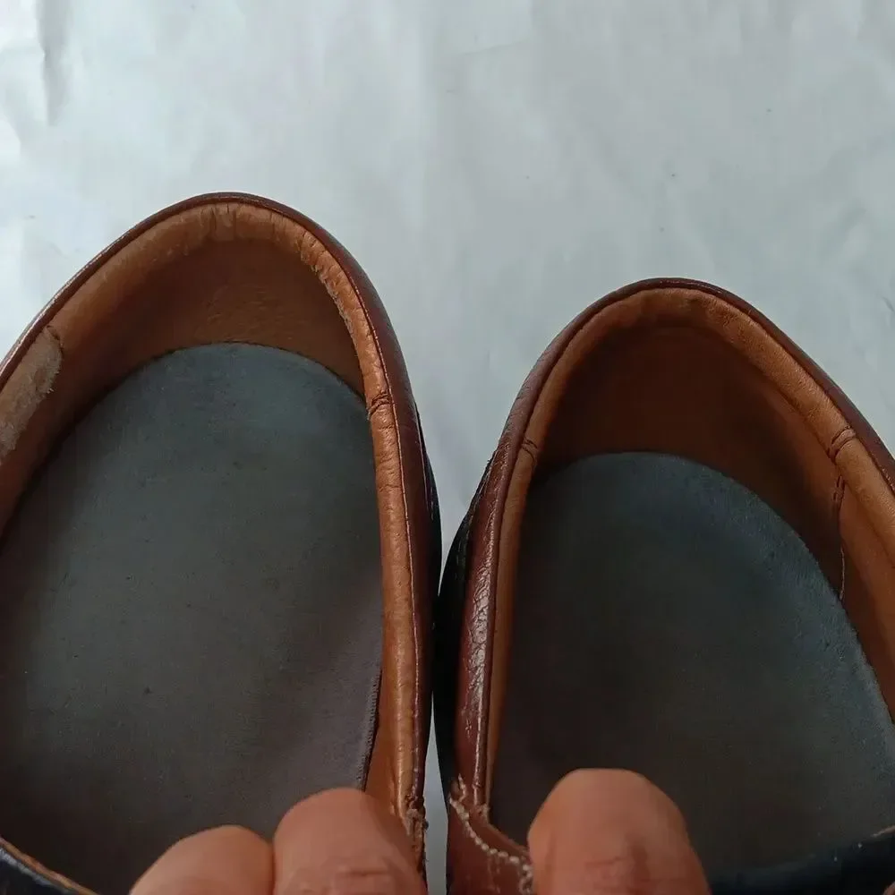 Dr. Comfort Men's Mike Casual Boat Therapeutic Diabetic Leather Shoes Size 13 W